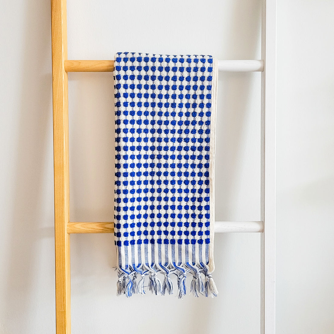 Marseille Dotted Towel - Blue