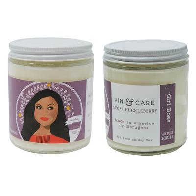 candle fresh sweet floral musky icon soy wax mindy kaling