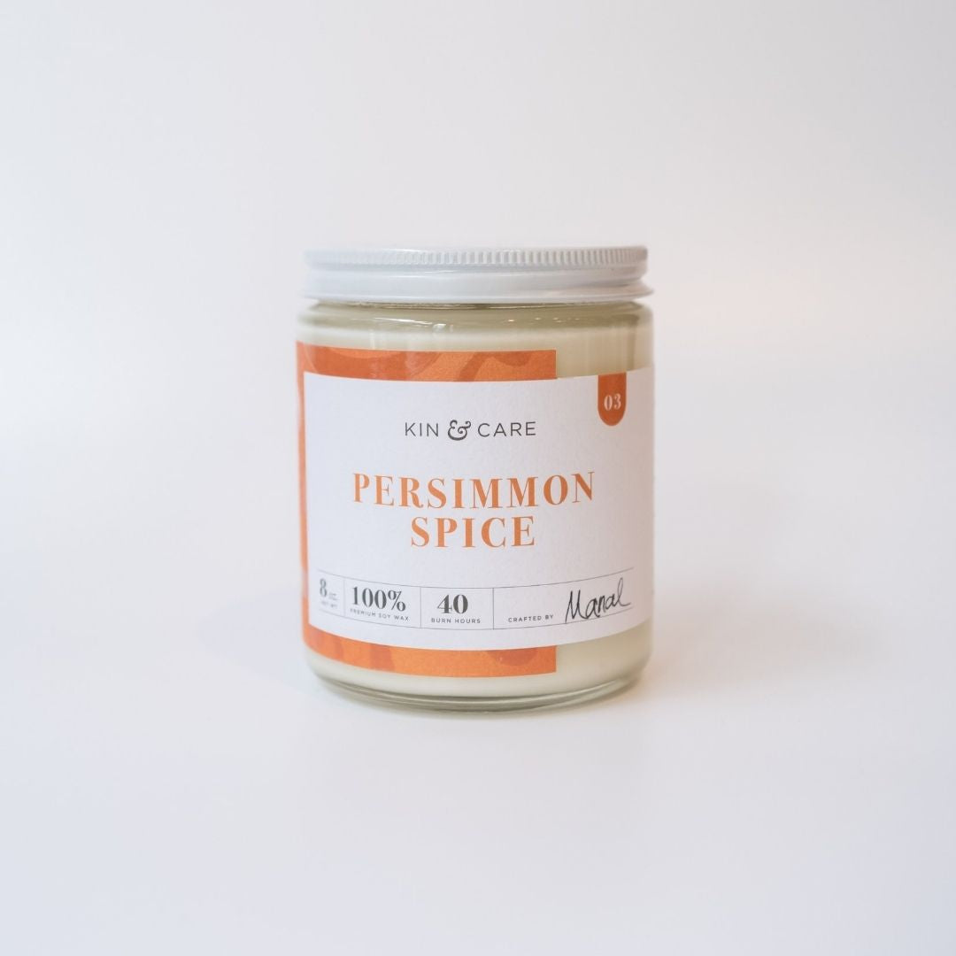 Persimmon Spice Jar Candle