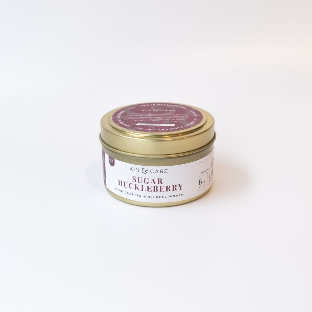 Sugar & Huckleberry Gold Tin