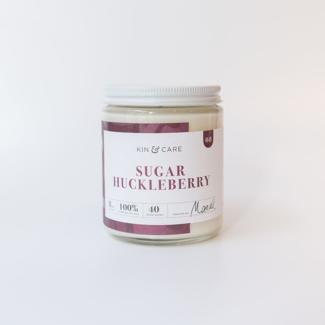 Sugar & Huckleberry Jar Candle
