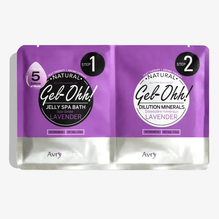 Lavender-Gel-Ohh Jelly Spa Pedi Bath