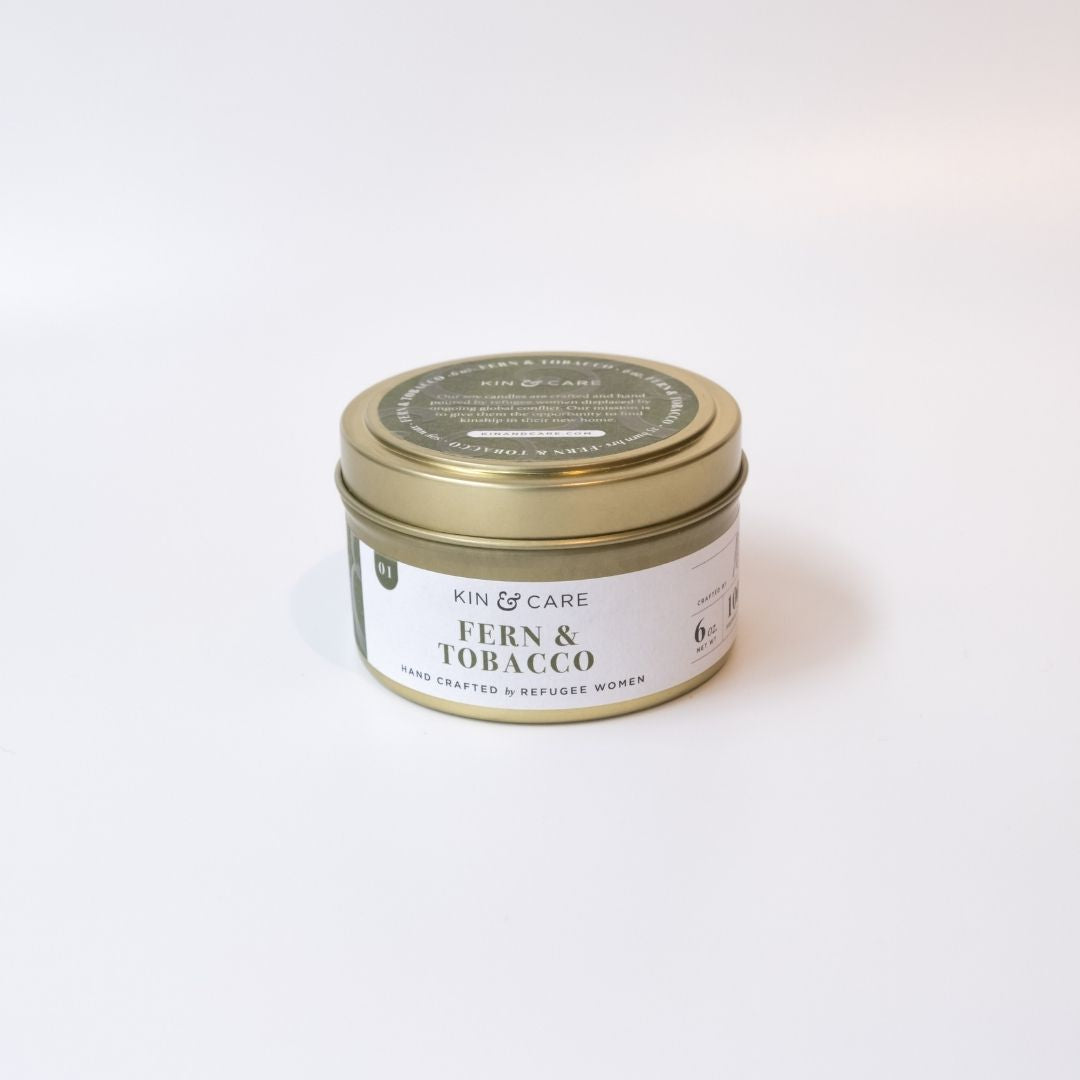 Fern & Tobacco Gold Tin