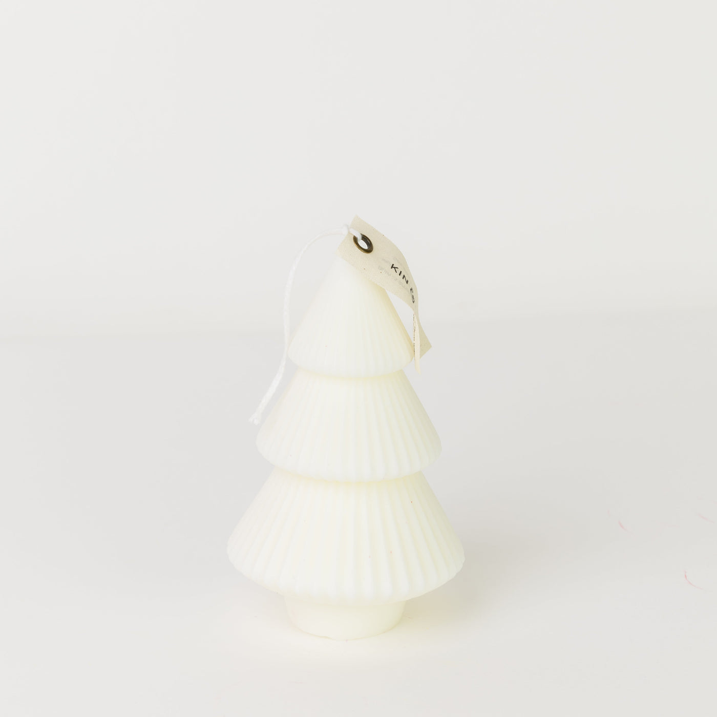 Ribbed Xmas Tree Candle