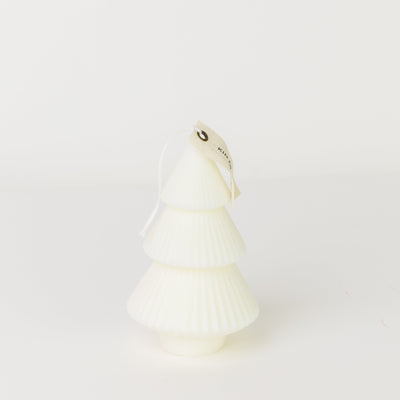 Ribbed Xmas Tree Candle