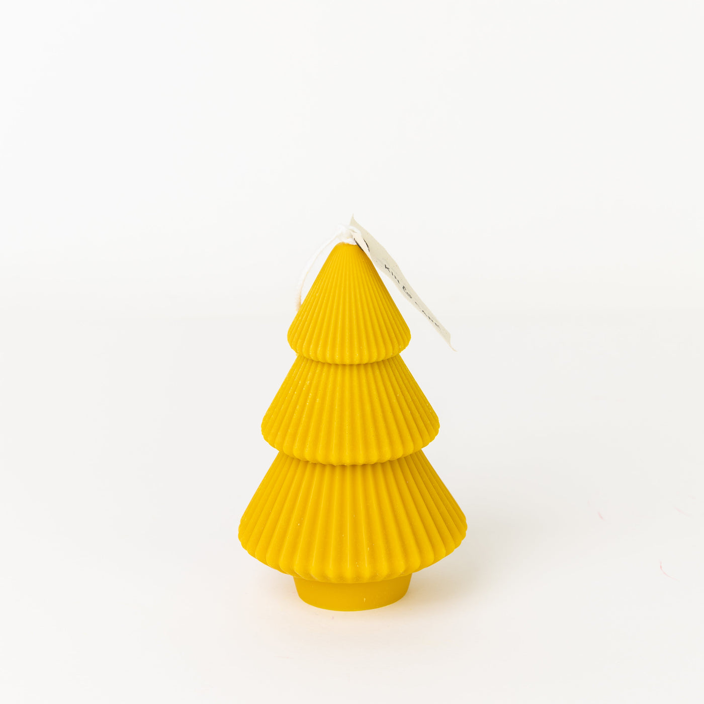 Ribbed Xmas Tree Candle