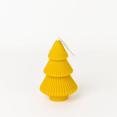 Ribbed Xmas Tree Candle