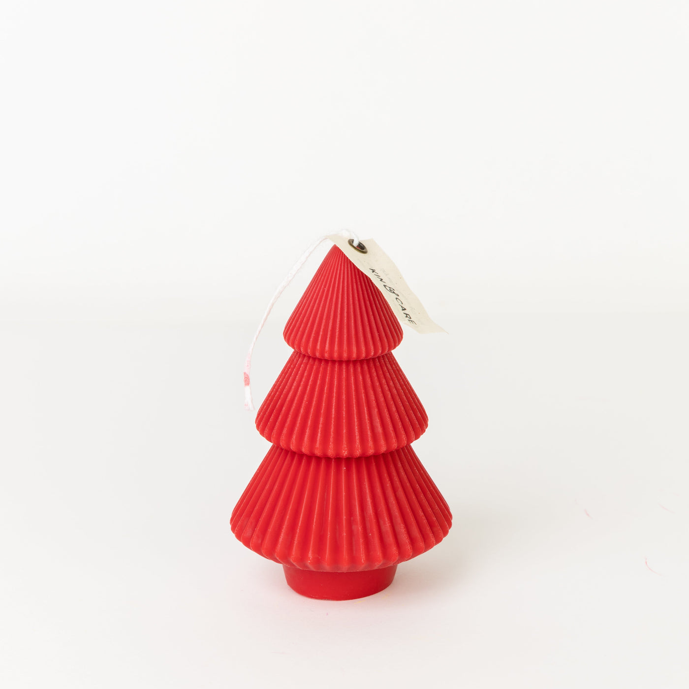 Ribbed Xmas Tree Candle