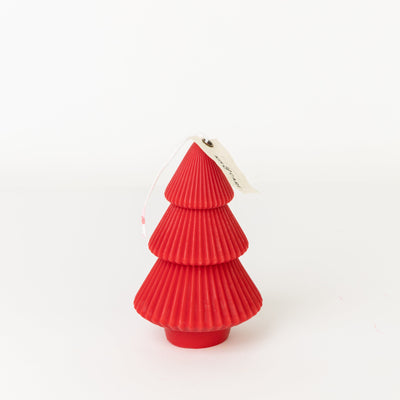 Ribbed Xmas Tree Candle