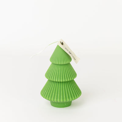 Ribbed Xmas Tree Candle