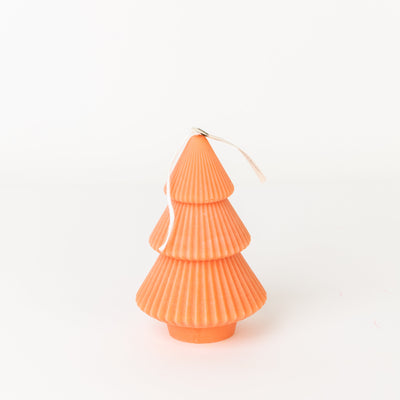 Ribbed Xmas Tree Candle
