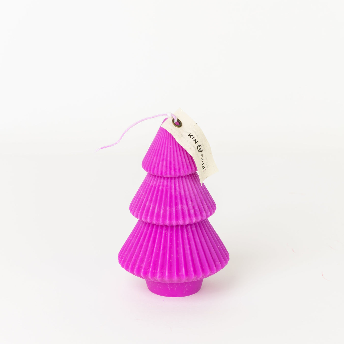 Ribbed Xmas Tree Candle