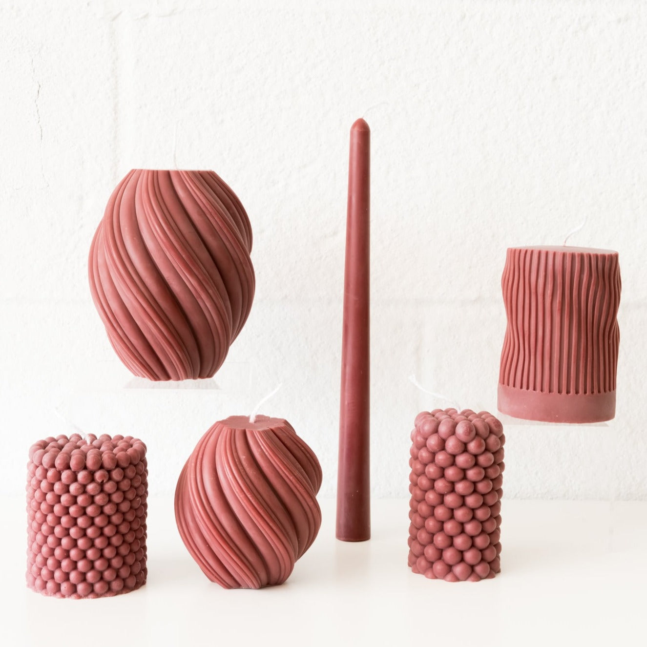 Fall/Winter Collection Shape Candles - Wine