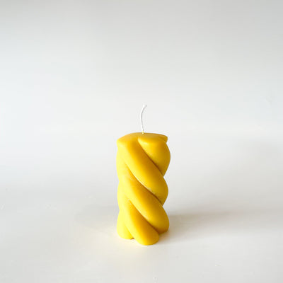 Swirl Pillar Candle