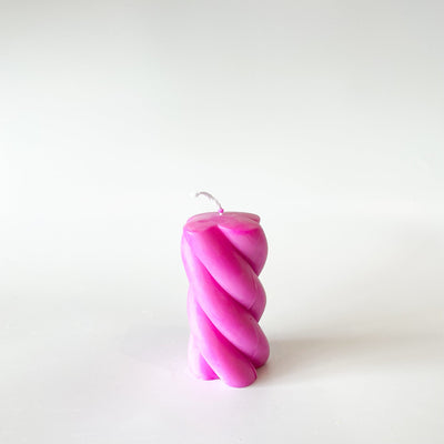 Swirl Pillar Candle