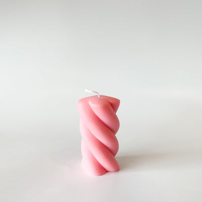 Swirl Pillar Candle