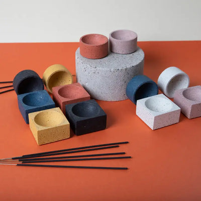 Terrazzo Incense Holder (Round)