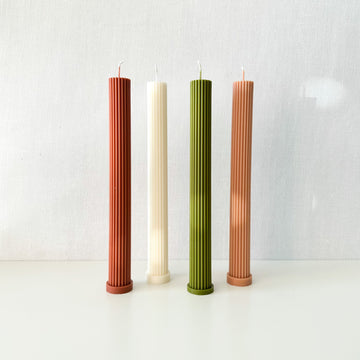 Pleated Candle - Taper